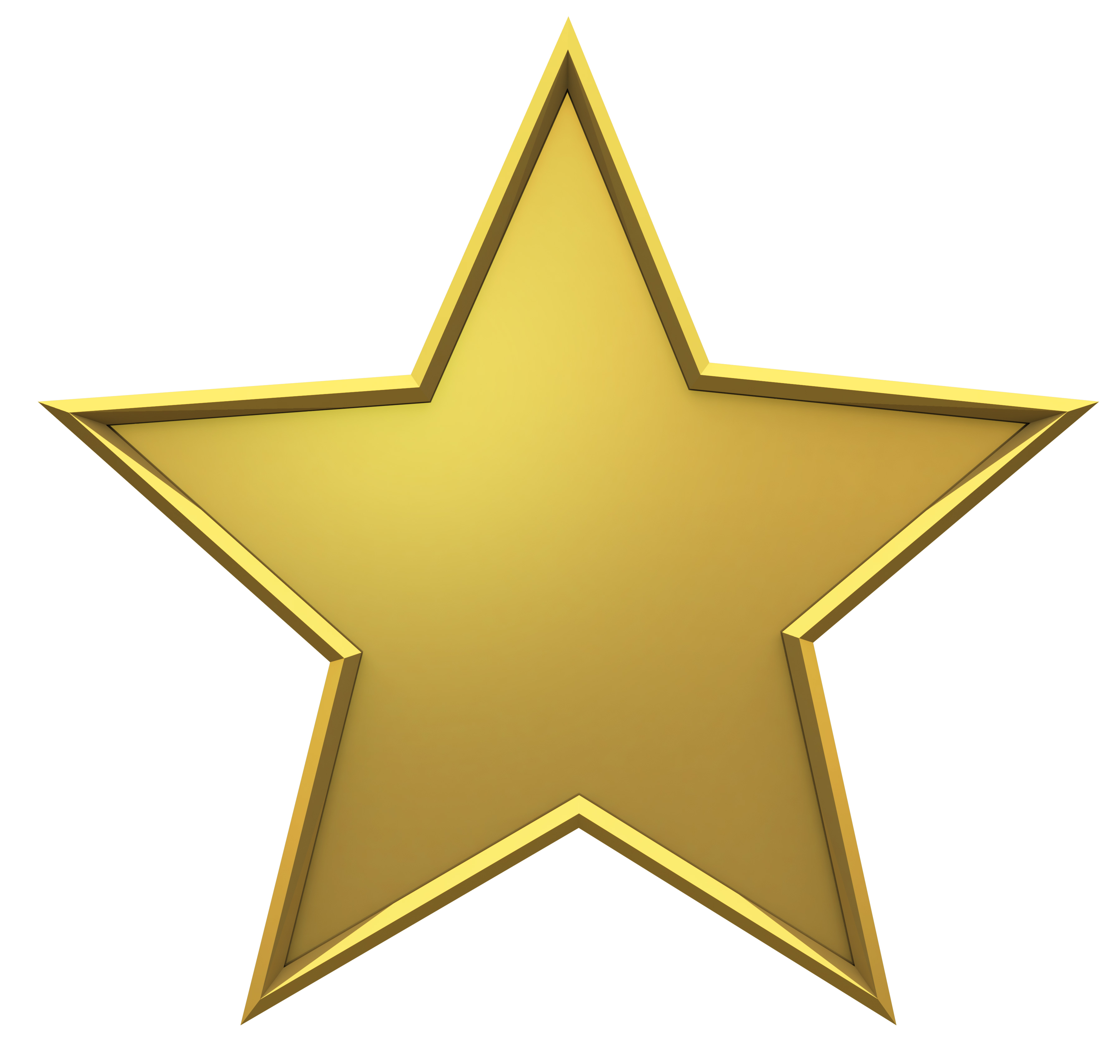 Large golden star to represent one-star quality requirements